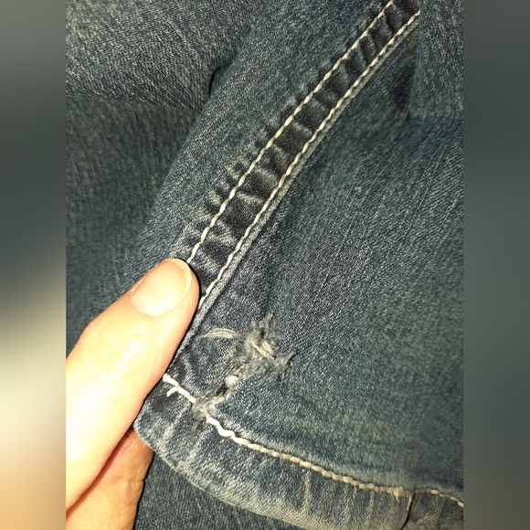 Women's Love Indigo Jeans size 16 good used condition, one flaw pictured - Picture 8 of 12